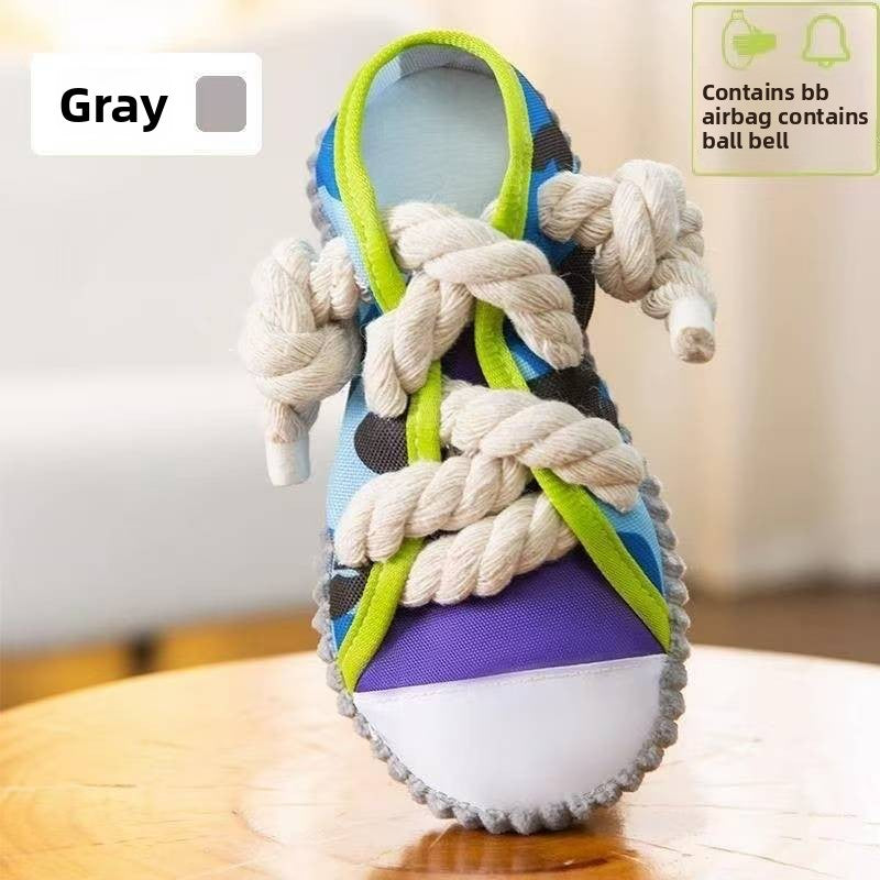 Dog Chew Squeaking Shoe