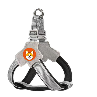 Adjustable Reflective Dog Harness with Leash