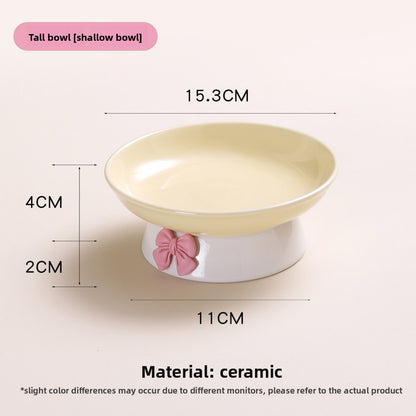 Ceramic Cat Feeding Bowl