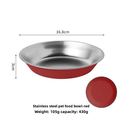 Stainless Steel Dog and Cat Bowl