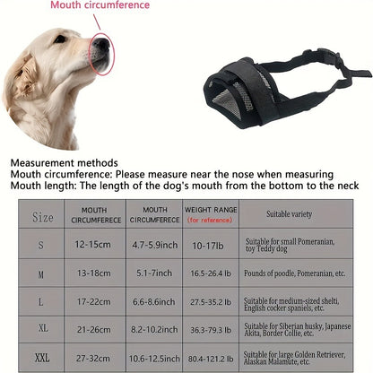 Adjustable Dog Muzzle