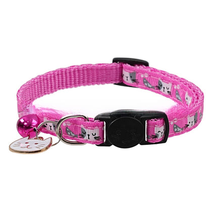 Adjustable Cat Collar with Decorative Pendant