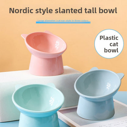 Ceramic Cute Ergonomic Cat Bowl