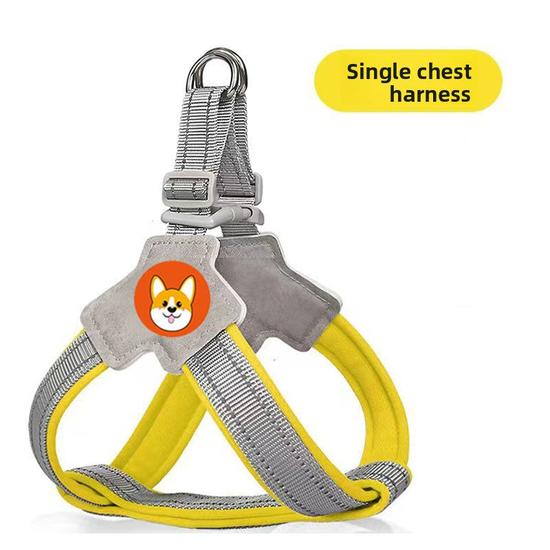 Adjustable Reflective Dog Harness with Leash