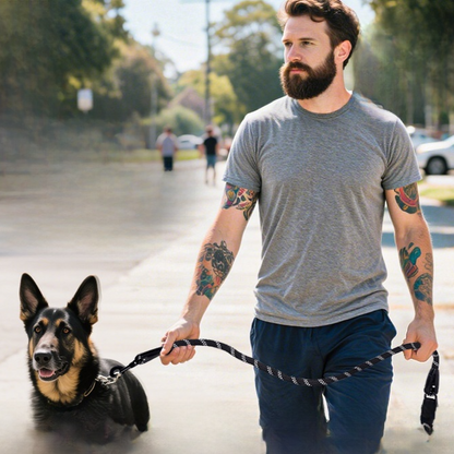 Reflective Nylon Dog Leash for Medium to Large Pets