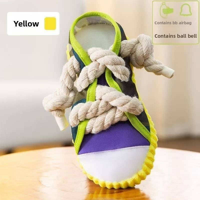 Dog Chew Squeaking Shoe
