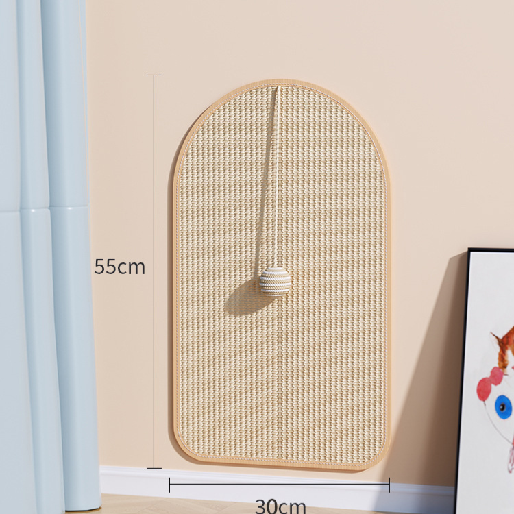Cat Scratching Wall Board