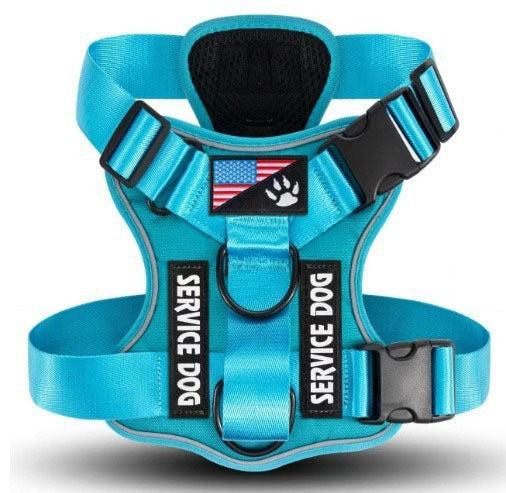 Large Dog Tactical Reflective Harness With Leash