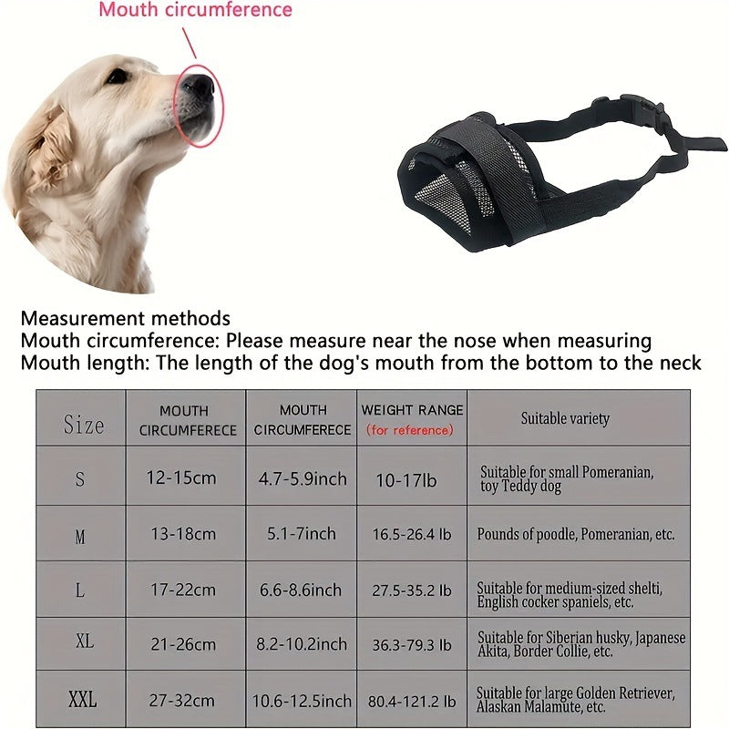 Adjustable Dog Muzzle