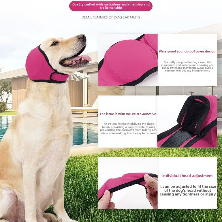 Adjustable Dog Noise Reduction Earmuffs