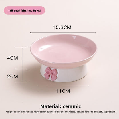 Ceramic Cat Feeding Bowl