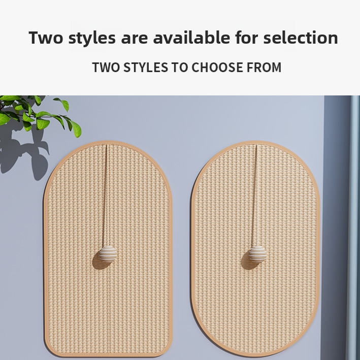Cat Scratching Wall Board